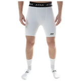 Atak Mens Compression Shorts White