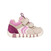 Geox Girls Trainer Iupidoo Baby Beige/Dark Pink
