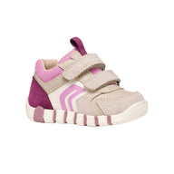 Geox Girls Trainer Iupidoo Baby Beige/Dark Pink