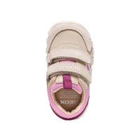 Geox Girls Trainer Iupidoo Baby Beige/Dark Pink