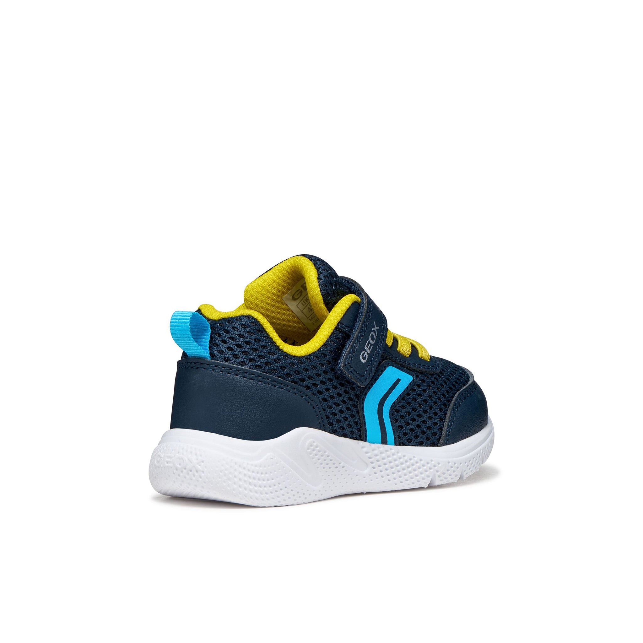 Geox Boys J Sprintye Trainer Navy/Yellow