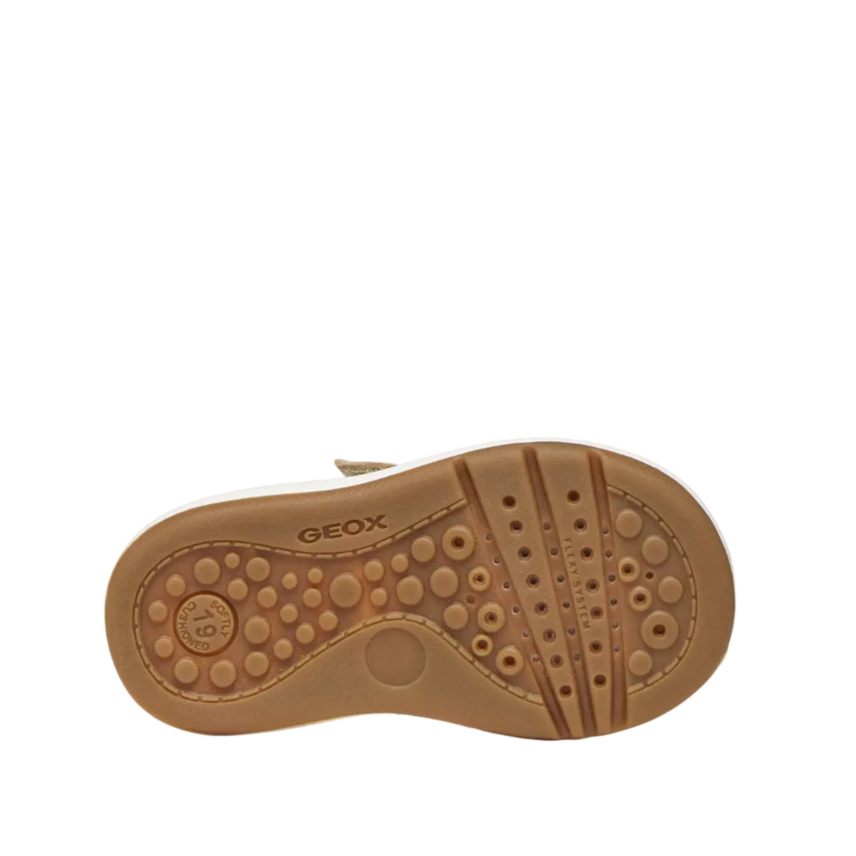 Geox Baby Girls Trainer Biglia Ivory/Light Gold