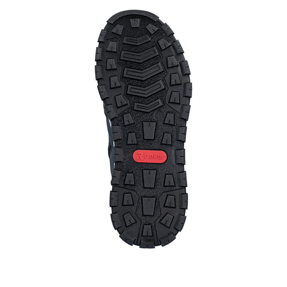 Rieker Mens Boot B8120-14 Blue Combination