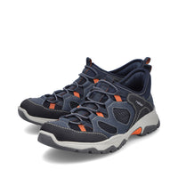 Rieker Mens Trainer B8350-14 Black/Denim/Navy
