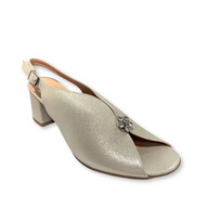 Bioeco Womens Sandal 4263 Gold Shimmer