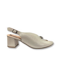 Bioeco Womens Sandal 4263 Gold Shimmer