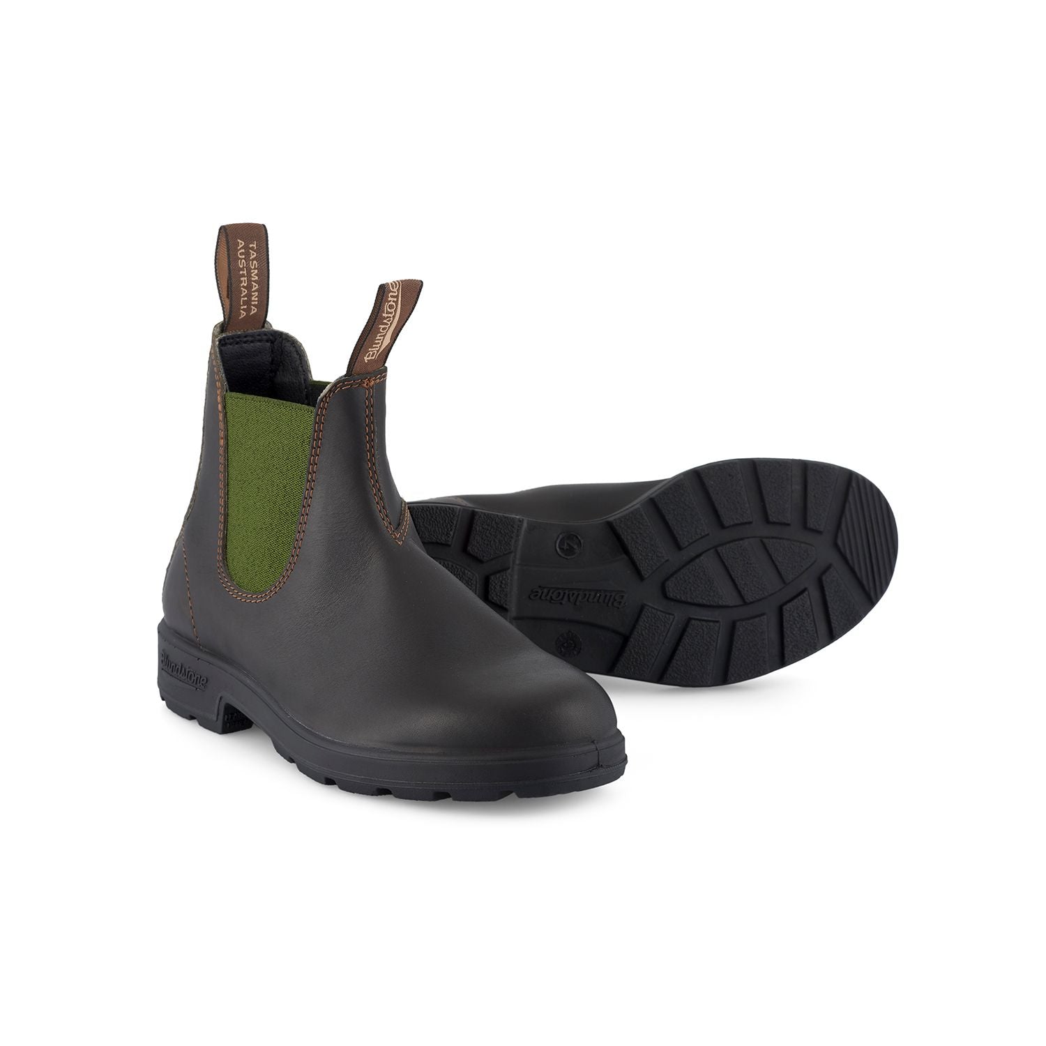 Blundstone Chelsea Boot 519 Stout Brown/Olive