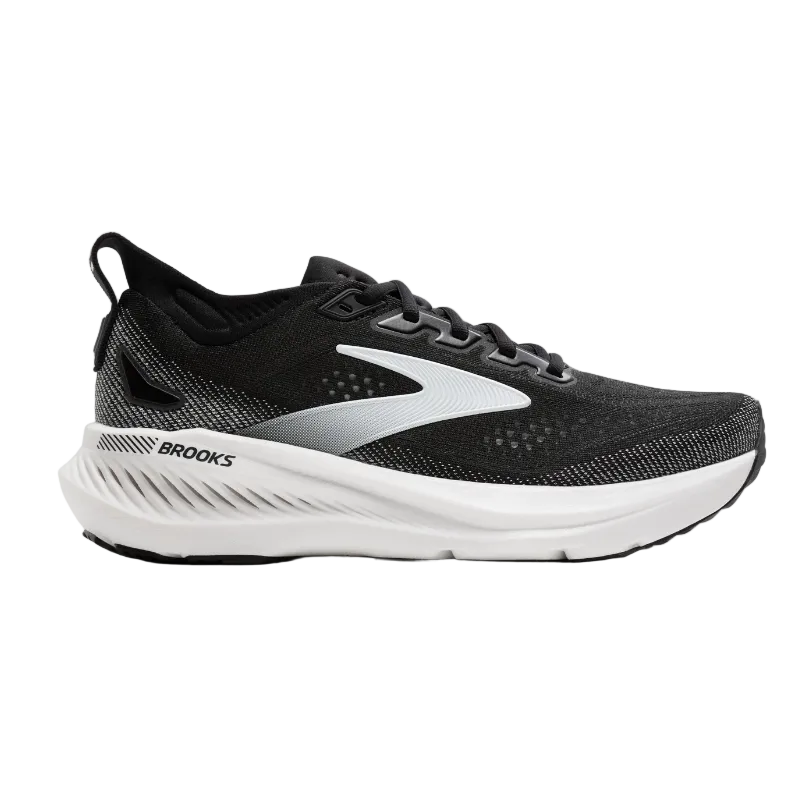 Brooks Mens Trainer Glycerin GTS 23 Wide Black/Grey/White