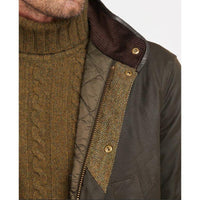 Barbour Mens Hereford Wax Jacket Rustic - Donaghys