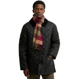 Barbour Unisex Scarf Large Tattersall Tawny Port
