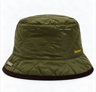 Barbour Liddesdale Reversible Bucket Hat Olive/Shadow Classic Tartan