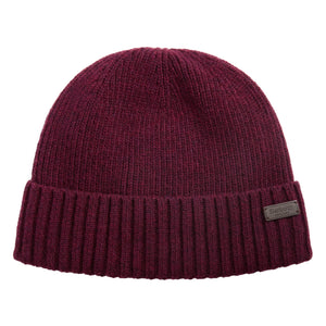 Barbour Mens Beanie Carlton Red