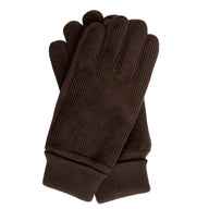 Barbour Mens Gloves Magnus Cord Brown