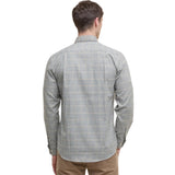 Barbour Mens Shirt Henderson Regular Thermo Weave Checked Whisper White