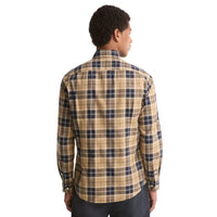 Barbour Mens Shirt Wetheram Tailored Tartan Birchwood Dress Tartan