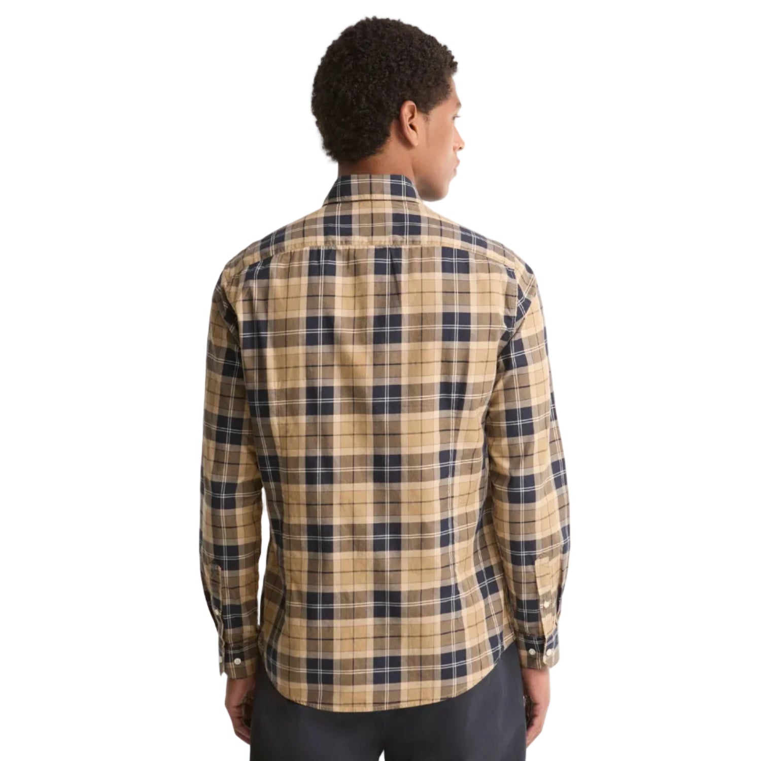 Barbour Mens Shirt Wetheram Tailored Tartan Birchwood Dress Tartan