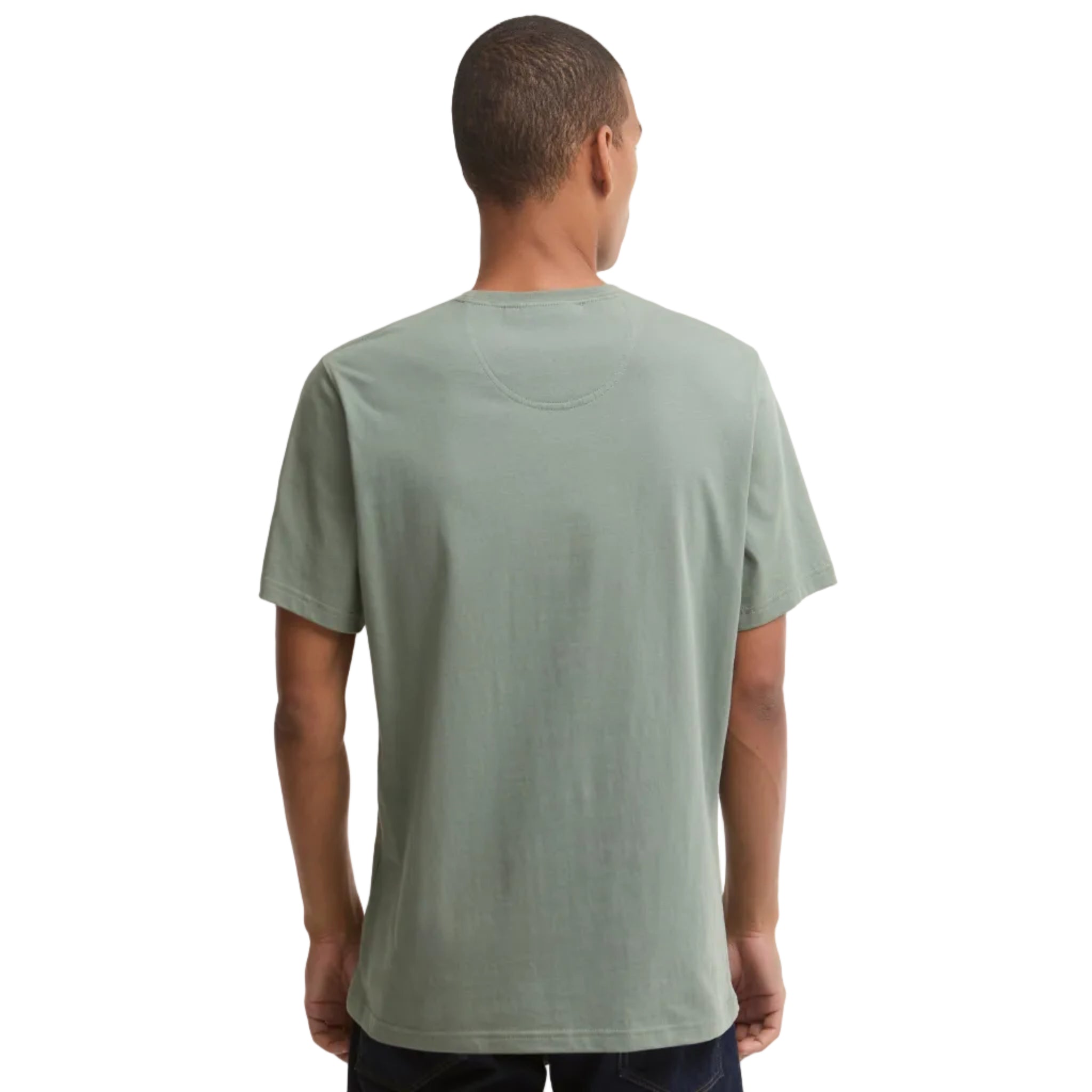 Barbour Mens T-Shirt Essential Sports Agave Green