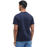 Barbour Mens T-Shirt Script Graphic Navy