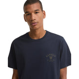 Barbour Mens T-Shirt Tartan Crest Navy