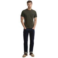 Barbour Mens T-Shirt Tartan Crest Racing Green