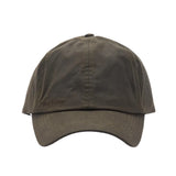 Barbour men's olive waxed cotton cap