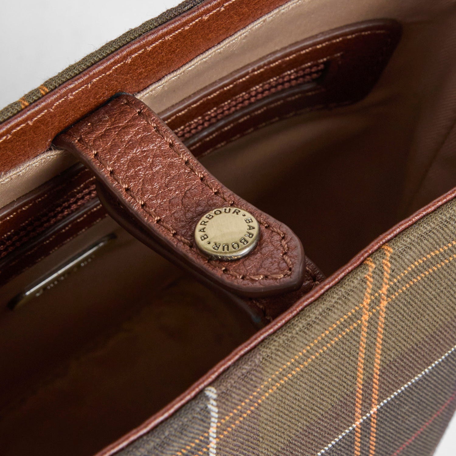 Barbour Womens Bag Cedar Mini Tartan Bucket Classic Tartan
