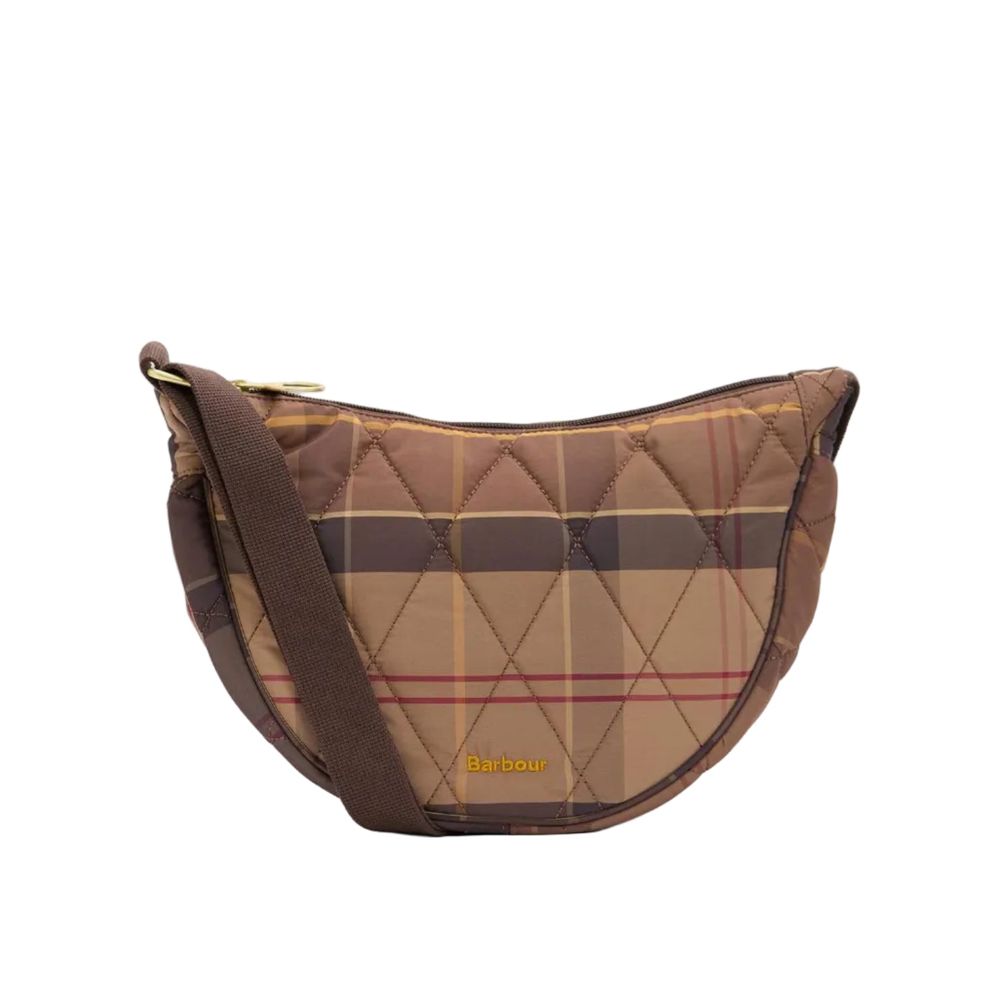 Barbour Womens Cross Body Bag Healy Tartan Sling Muted Tartan