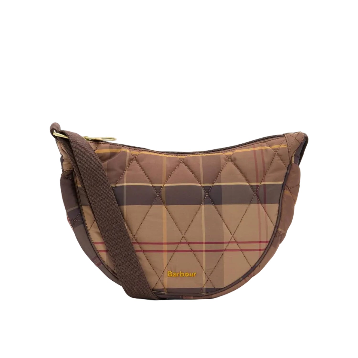 Barbour Womens Cross Body Bag Healy Tartan Sling Muted Tartan