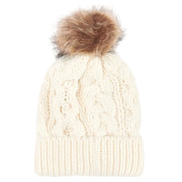 Barbour Womens Beanie Hat Penshaw Cloud