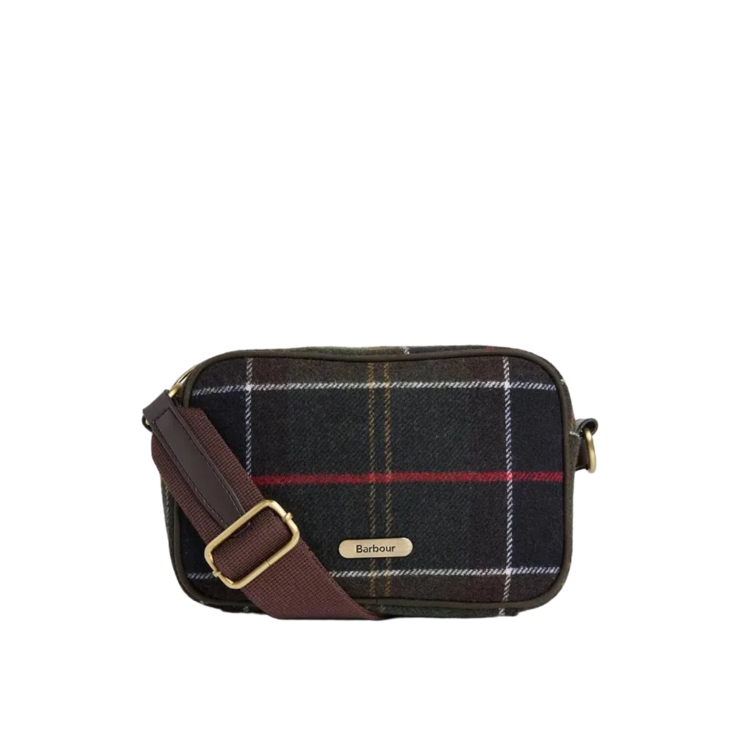 Barbour Womens Cross Body Bag Contin Tartan Mini Classic Tartan