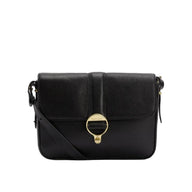 Barbour Womens Cross Body Bag Rosa Leather Black