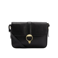 Barbour Womens Cross Body Bag Rosa Leather Black