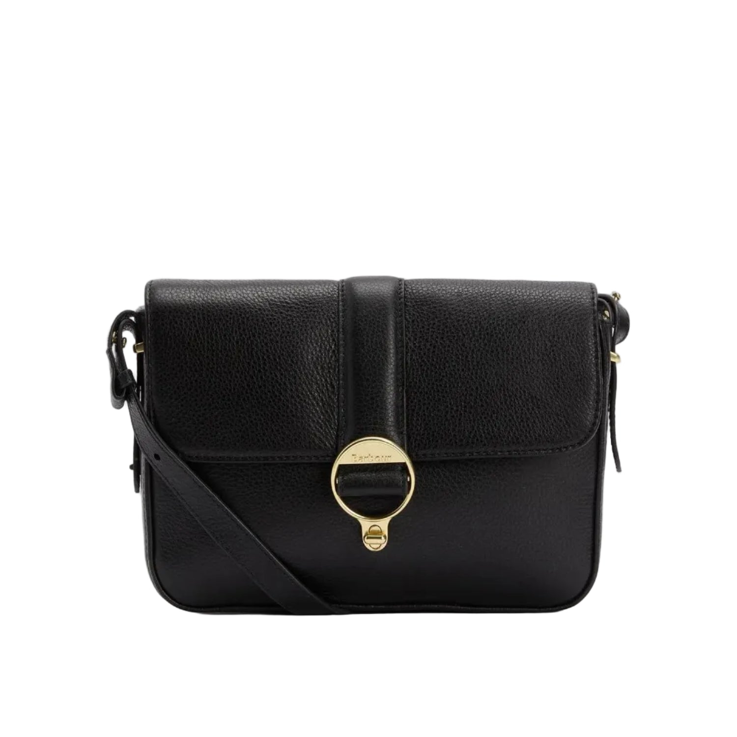 Barbour Womens Cross Body Bag Rosa Leather Black