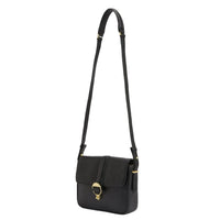 Barbour Womens Cross Body Bag Rosa Leather Black