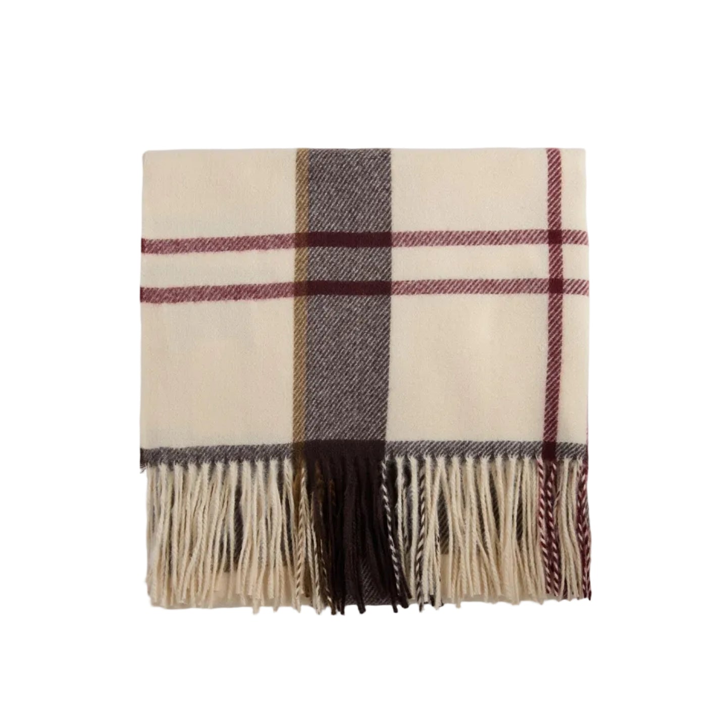 Barbour Womens Scarf Harriet Tartan Light Muted Tartan
