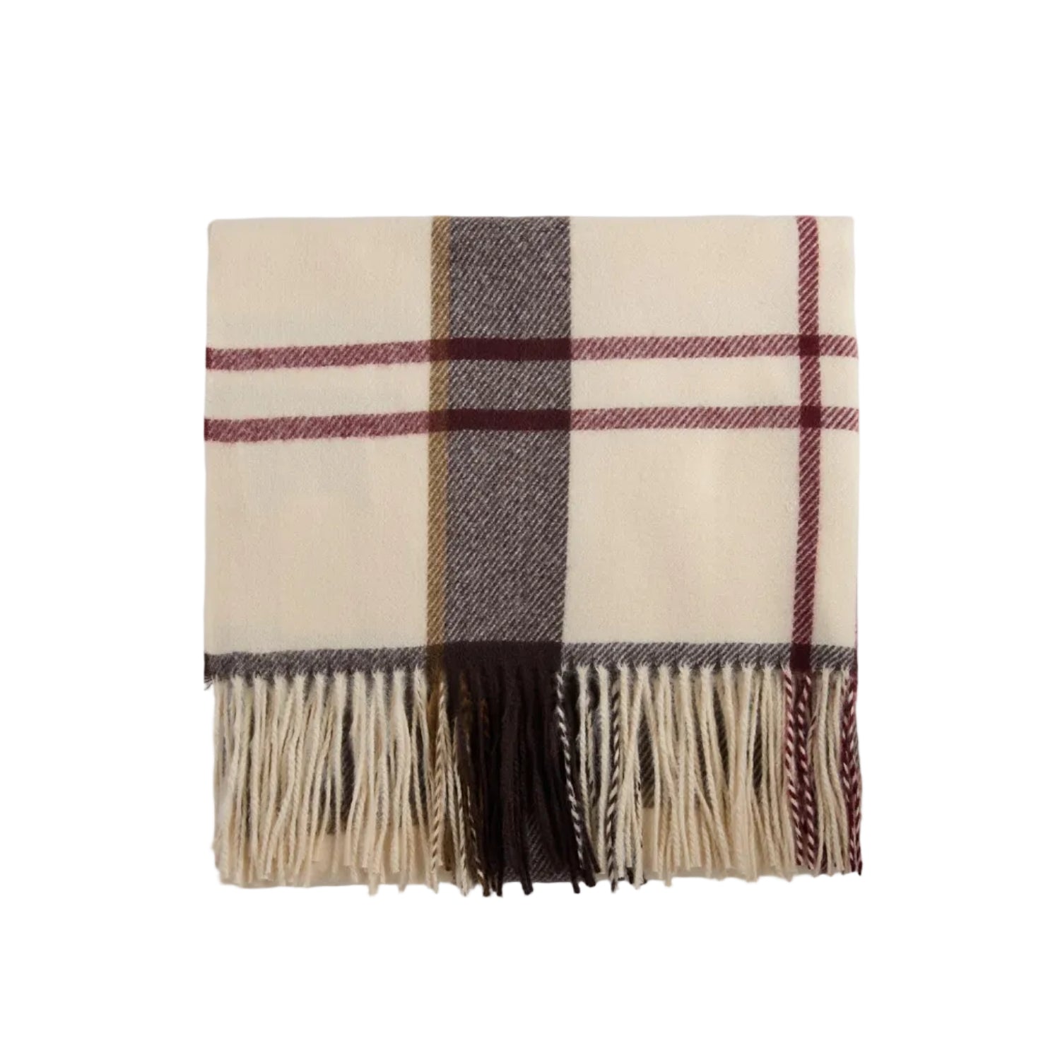 Barbour Womens Scarf Harriet Tartan Light Muted Tartan