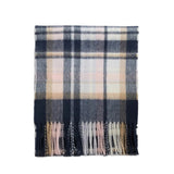 Barbour Womens Scarf Vintage Plaid Blush Pink/Navy