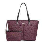 Barbour Womens Tote Bag Quilted Fig
