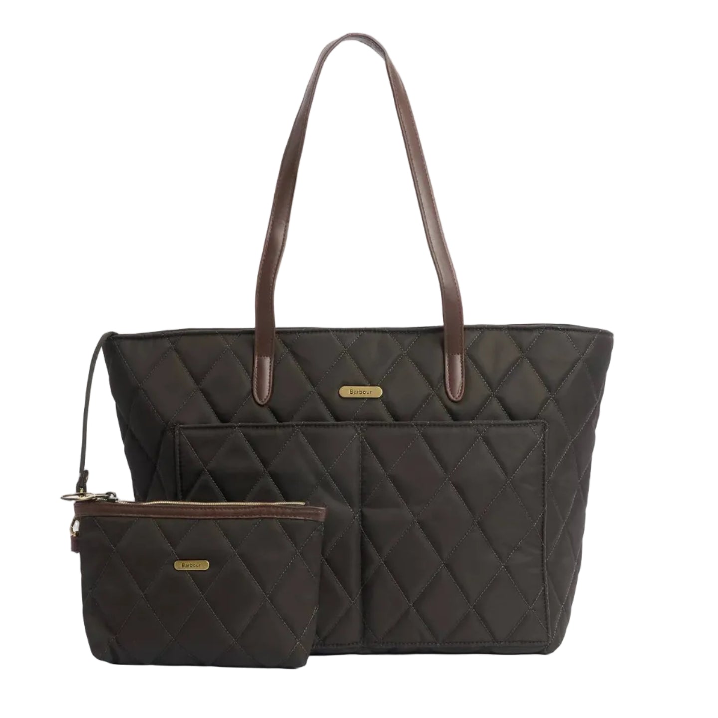 Barbour Womens Tote Bag Quilted Olive