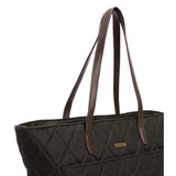 Barbour Womens Tote Bag Quilted Olive