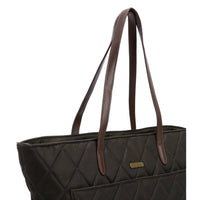 Barbour Womens Tote Bag Quilted Olive