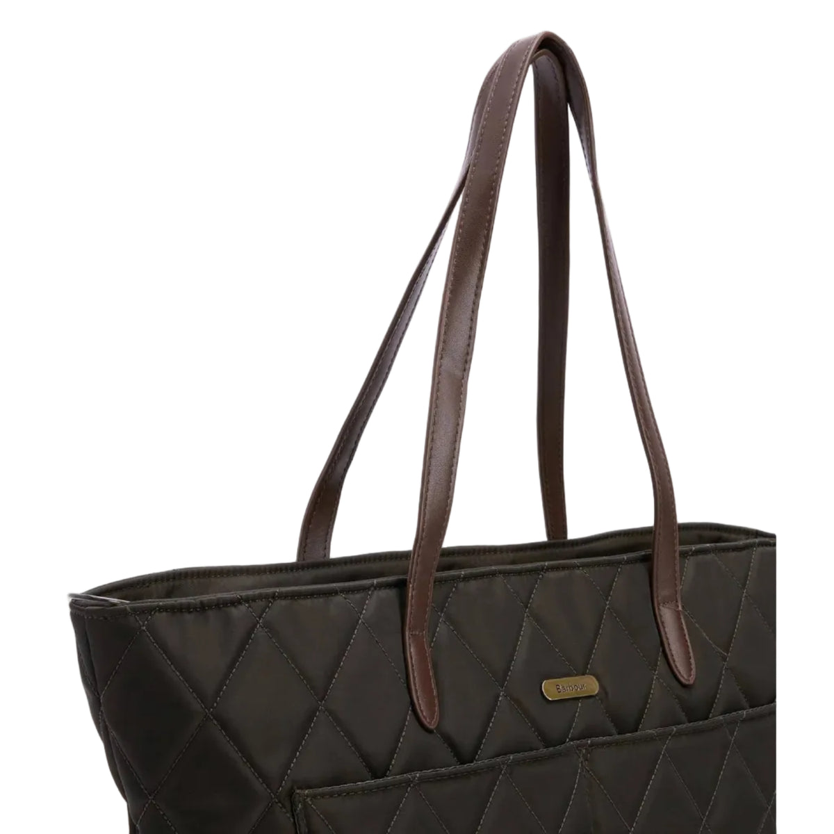 Barbour Womens Tote Bag Quilted Olive