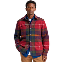 Barbour Woodlane Brushed Check Overshirt Winterberry Tartan