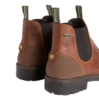 Barbour Mens Boot Embleton Waterproof Chelsea Teak