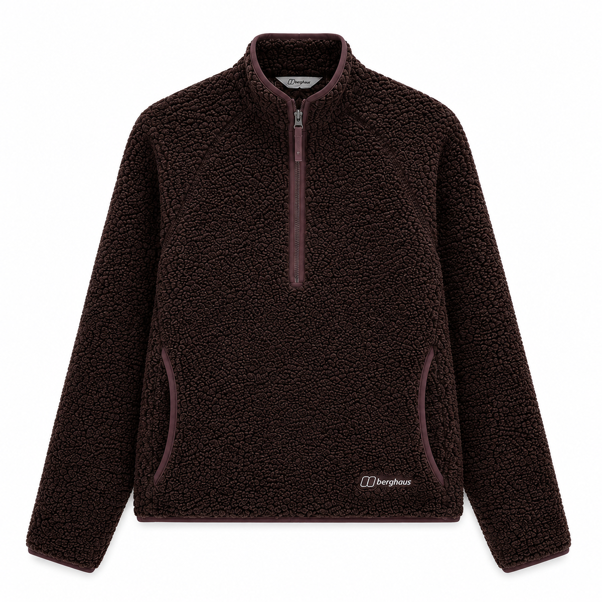 Berghaus Bamburgh women's dark purple half-zip loft fleece