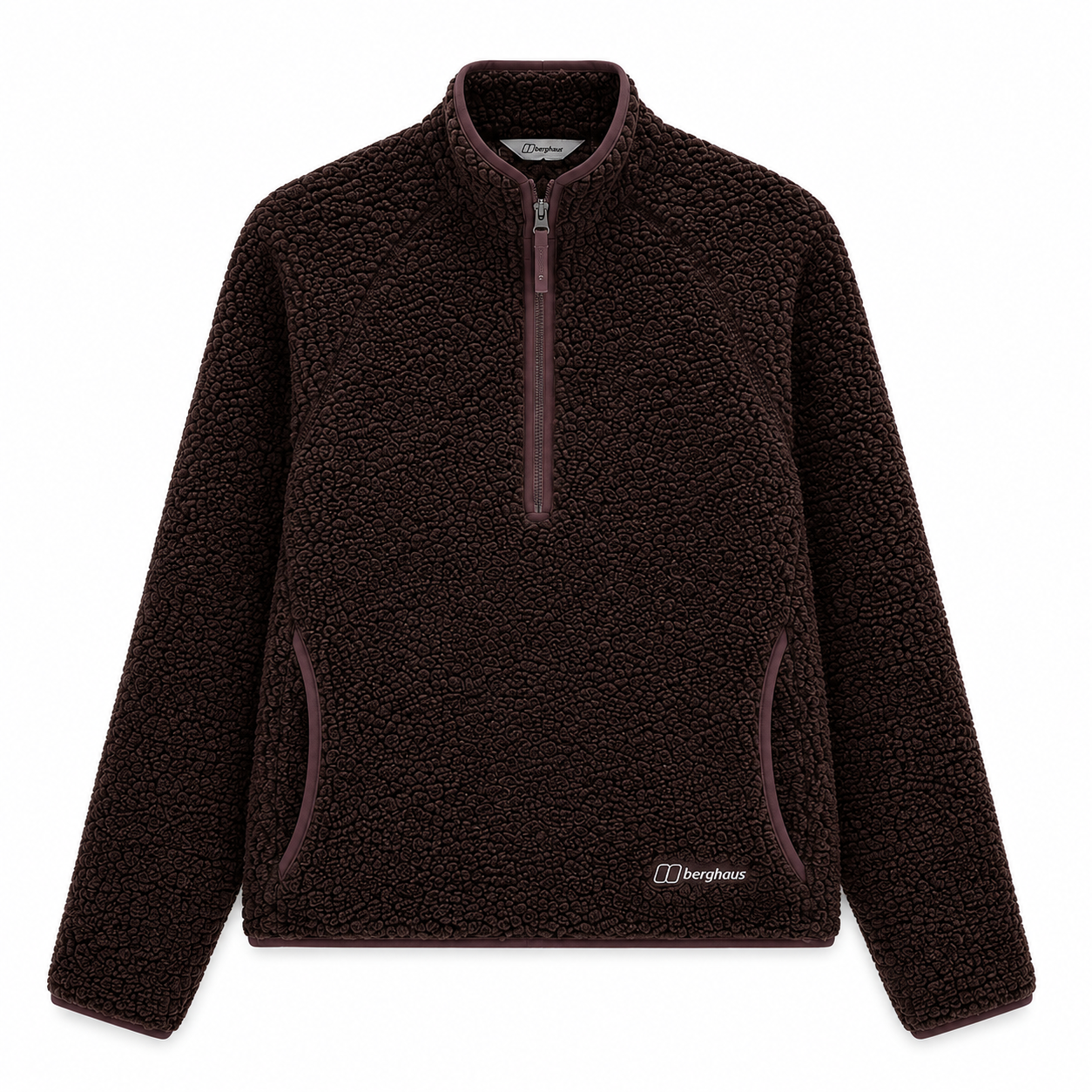Berghaus Womens Half Zip Bamburgh Loft Fleece Dark Purple