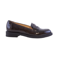 Bioeco Womens Loafer 1110 Brown Patent