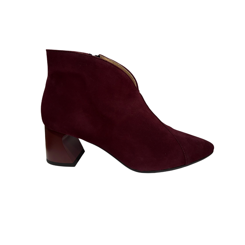 Bioeco Womens Boot 8024 Burgundy Suede