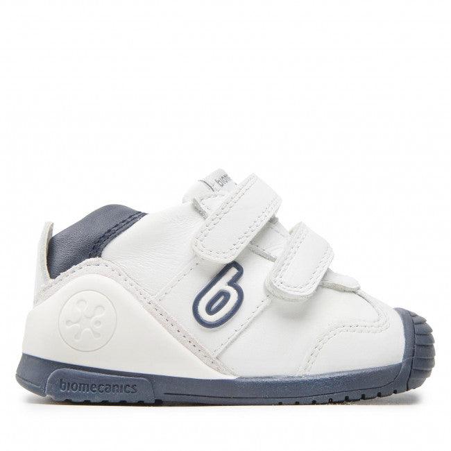 Biomecanics Boys Shoe 221001-A Blanco Azul - Donaghys