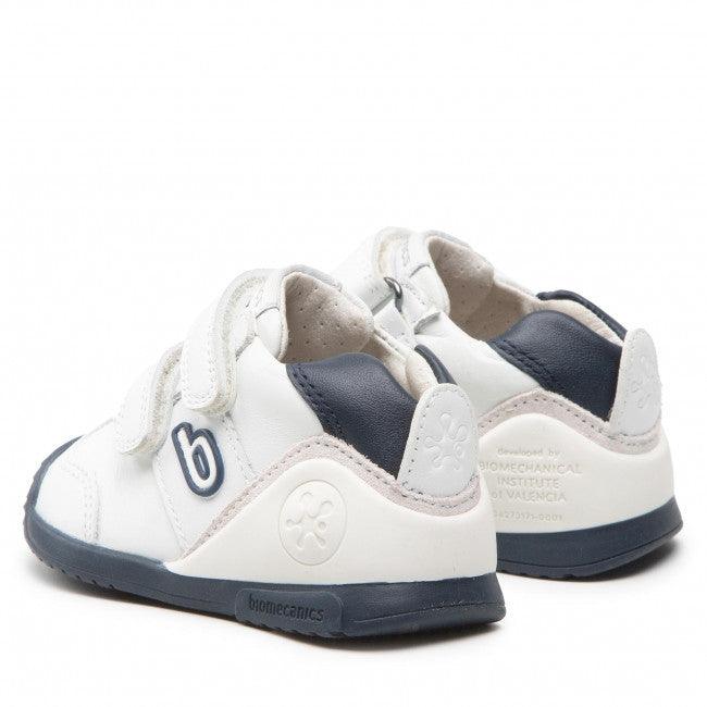 Biomecanics Boys Shoe 221001-A Blanco Azul - Donaghys